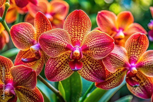 Erythropsis kwangsiensis Orchid Close-up photo