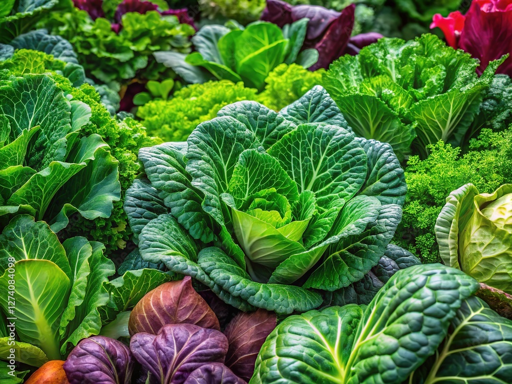 Macro view of a bursting vegetable garden, details magnified. Macro view of a bursting vegetable garden, details magnified.