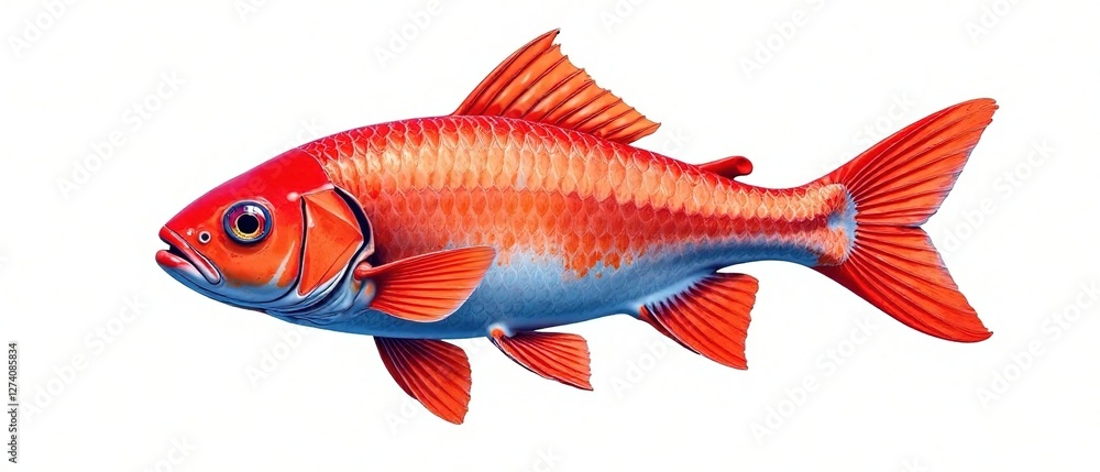 Painterly Fish Splash Art - Digital Illustration Painterly Fish Splash Art - Digital Illustration