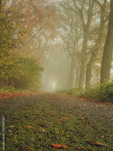 Obraz na płótnie autumn in the forest w salonie