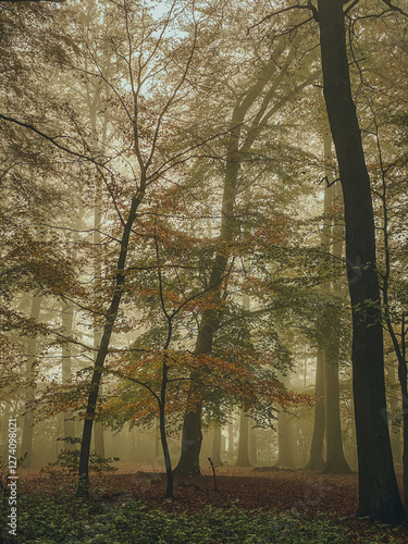 Obraz na płótnie autumn in the park w salonie