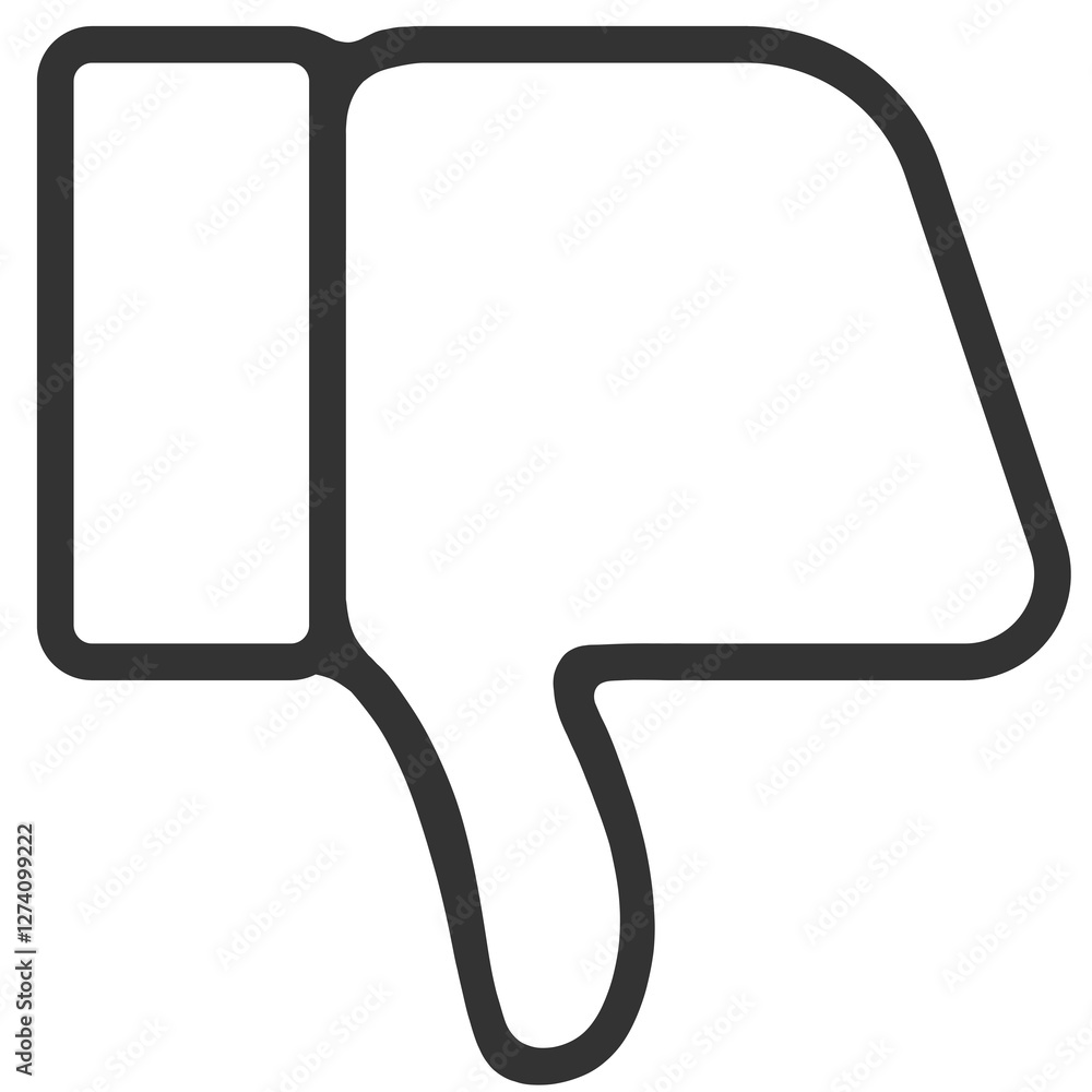 black outline dislike icon black outline dislike icon