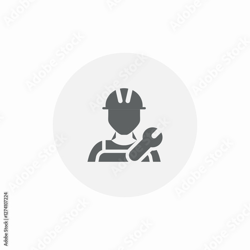 civil engineer construction icon sign vector