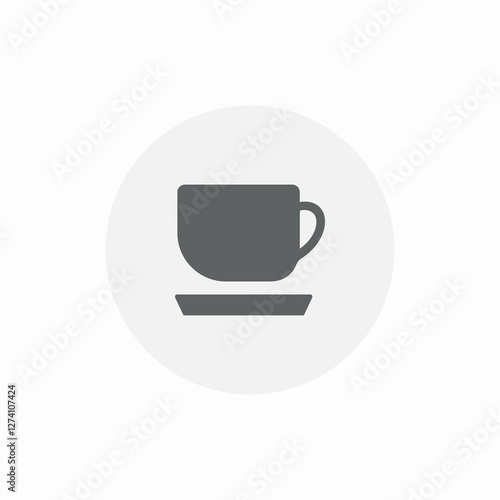 coffee beverage cup icon sign vector