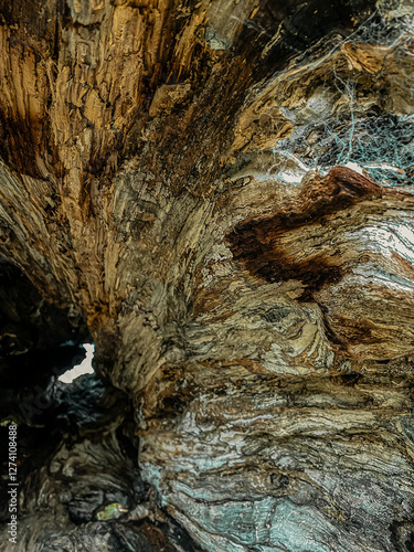 Obraz na płótnie old tree trunk w salonie