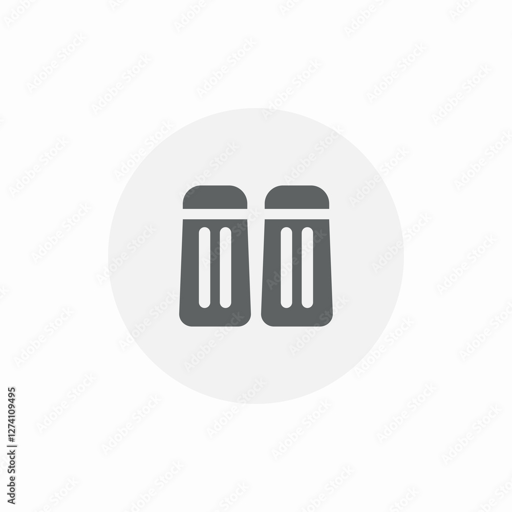 kitchen tools pepper salt icon sign vector kitchen tools pepper salt icon sign vector