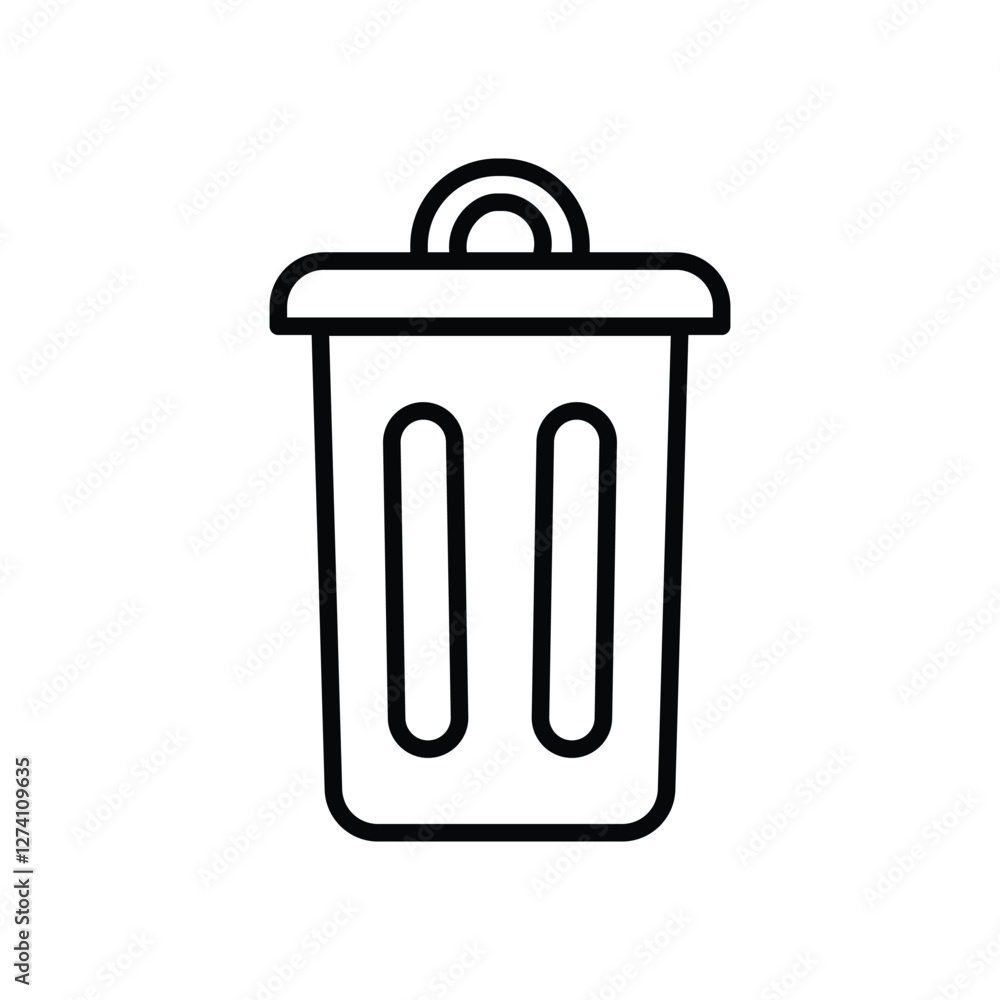 trash can, icon, flat, design, vector, illustrations, Graphic Design, education, style, trendy, collections trash can, icon, flat, design, vector, illustrations, Graphic Design, education, style, trendy, collections