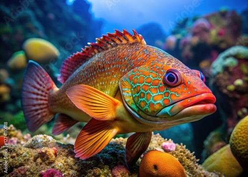 Tilefish in the Ocean's Depths photo