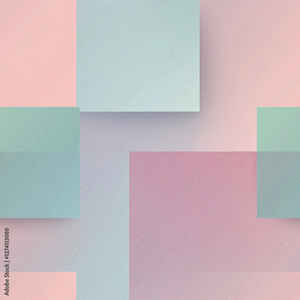 A pastel gradient background with squares in different shades of pink, blue, and green, creating an abstract pattern. A pastel gradient background with squares in different shades of pink, blue, and green, creating an abstract pattern.