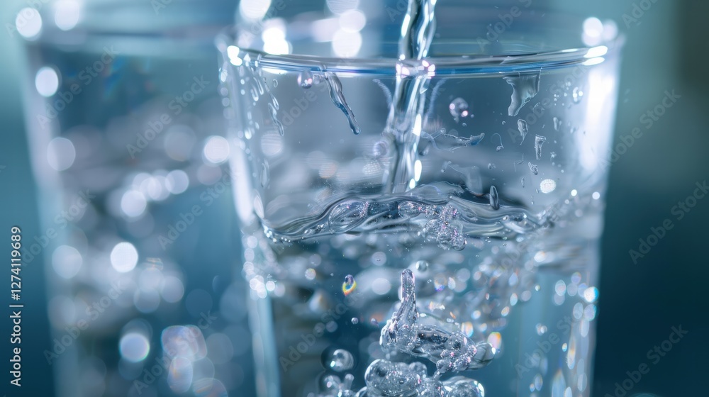 Disinfecting drinking water with chlorine for hygiene and safety. Disinfecting drinking water with chlorine for hygiene and safety.