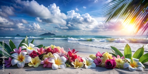 Romantic Flowers Backgroun Photo Wallpaper