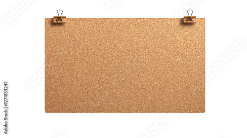 Highresolution cork board image with clipping path, perfect for presentations, organization, and notice boards, offering a rustic natural texture for various design projects home decor needs.