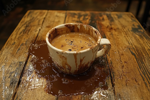 Coffee Cup Spill