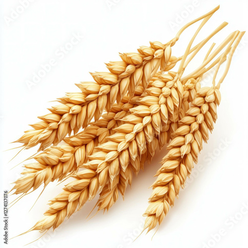 Golden Wheat Isolated