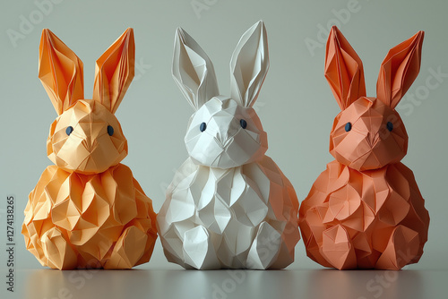 Origami Easter decorations,...
