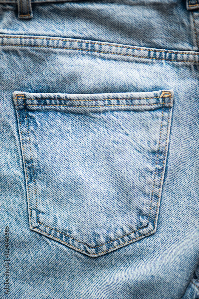 blue jeans pocked textured pattern background. blue jeans pocked textured pattern background.