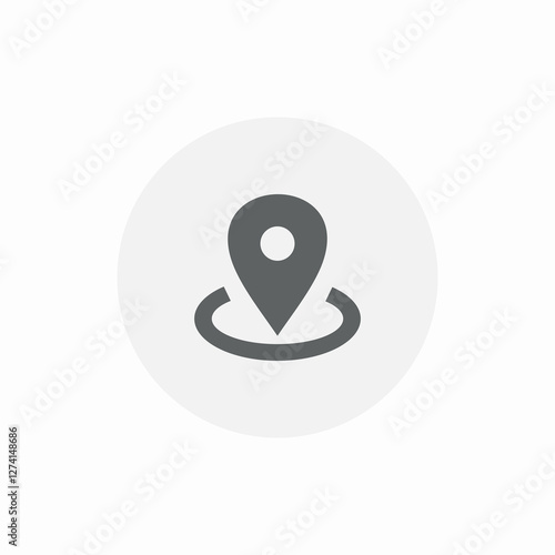 location areas icon sign vector