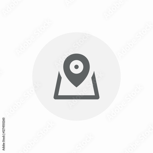 neighborhood location icon sign vector