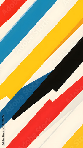 Free Download A flat vector graphic with retro rainbow stripes
 - GFXLoad