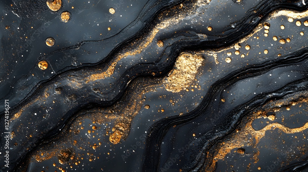 Elegant black and gold abstract swirls, resembling luxurious marble. Perfect for backgrounds and design. Abstract Black and Gold Swirls: A Luxurious Marble Effect Elegant black and gold abstract swirls, resembling luxurious marble. Perfect for backgrounds and design. Abstract Black and Gold Swirls: A Luxurious Marble Effect