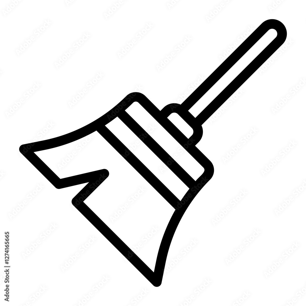 broom line icon broom line icon