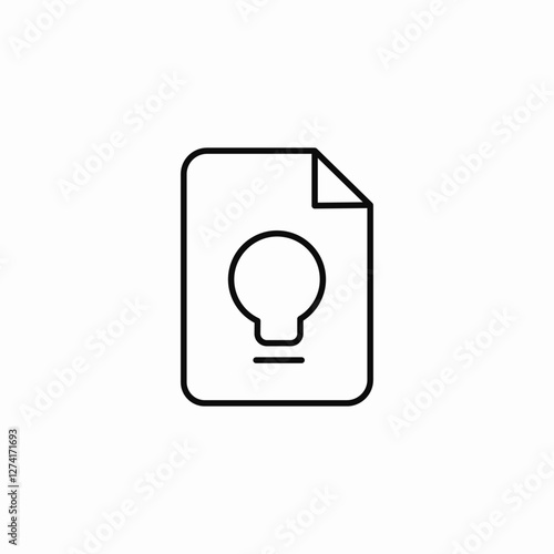 innovation file icon sign vector