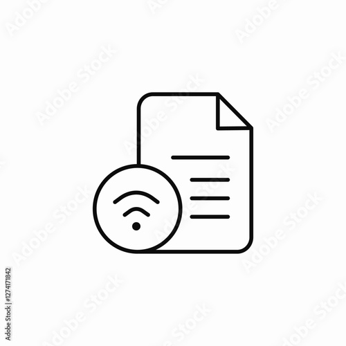 internet file icon sign vector