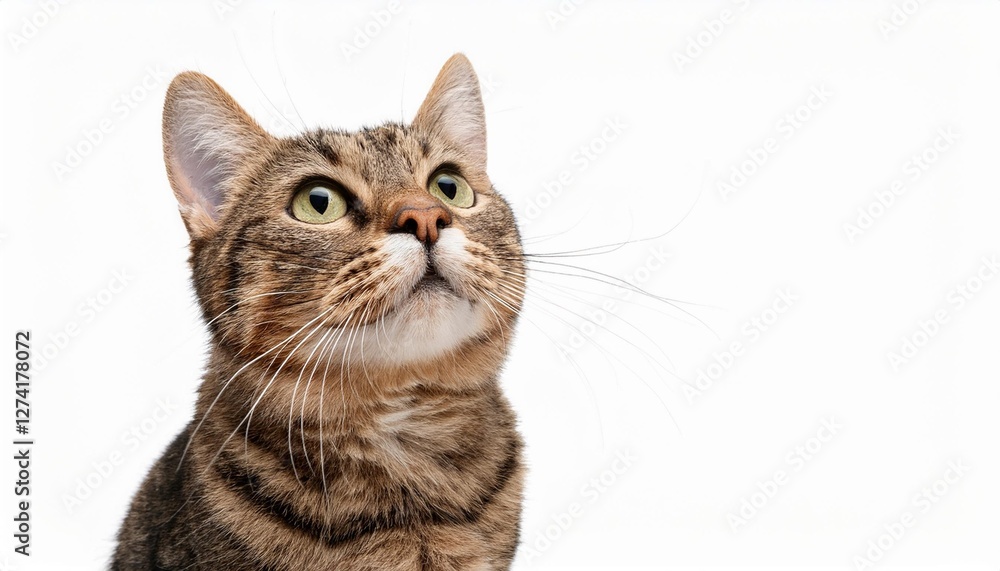 Obraz premium british cat isolated on white