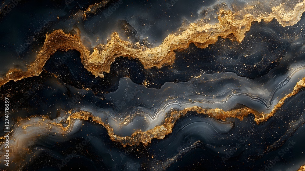 Stunning abstract image of black and gold marble, featuring luxurious swirls and textures. Perfect for design projects. Abstract Gold and Black Marble Texture: A Luxurious and Elegant Design Stunning abstract image of black and gold marble, featuring luxurious swirls and textures. Perfect for design projects. Abstract Gold and Black Marble Texture: A Luxurious and Elegant Design