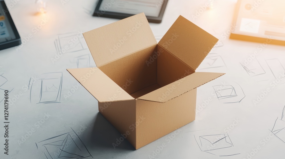 Small business owner's cardboard box shop a creative hub for unique designs Small business owner's cardboard box shop a creative hub for unique designs
