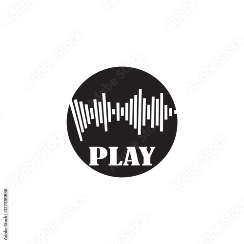Sound waves vector illustration