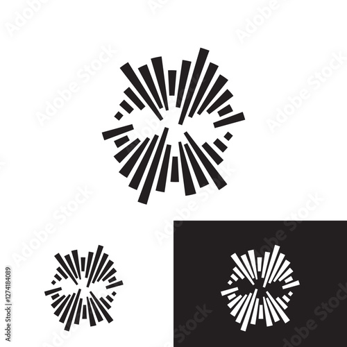 Sound waves vector illustration