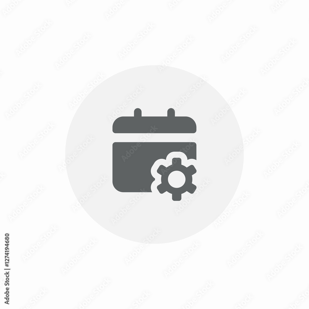 calendar settings modify icon sign vector calendar settings modify icon sign vector