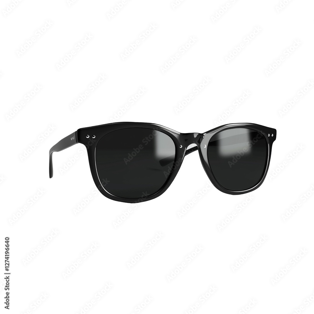 Black Sunglasses with a Classic Design Black Sunglasses with a Classic Design