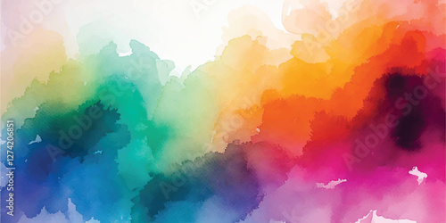 abstract colorful watercolor background