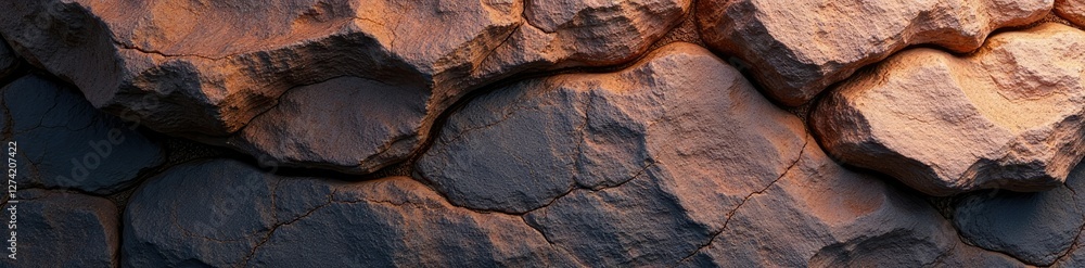 Granite stone formation with texture and veins, textures, landscape, background Granite stone formation with texture and veins, textures, landscape, background
