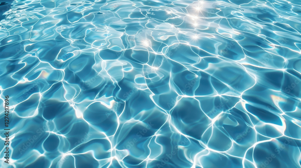 Obraz premium seamless realistic water texture