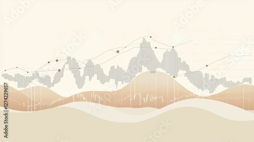 Abstract Data Visualization with Smooth Flowing Lines