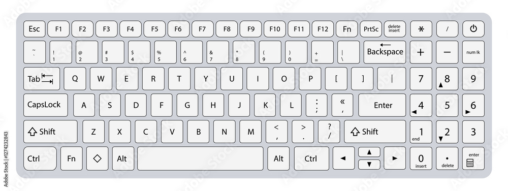 Keyboard full size Vector Art, Icons, and Graphics Keyboard full size Vector Art, Icons, and Graphics