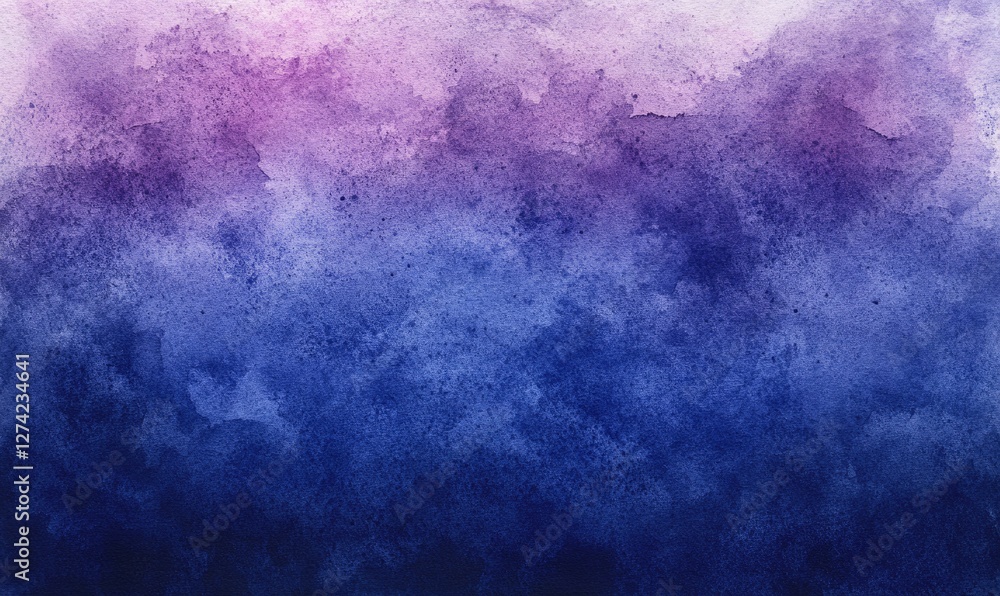 Obraz premium A painting of a sky with purple and blue colors