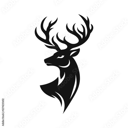 Majestic Wild Deer in Serene Forest Landscape