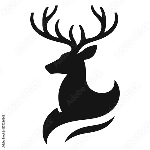 Majestic Wild Deer in Serene Forest Landscape