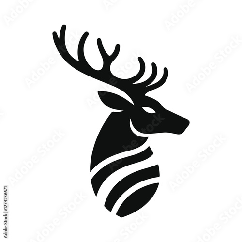 Majestic Wild Deer in Serene Forest Landscape