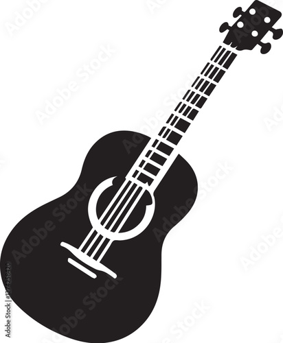 Simple vector Guitar illustration