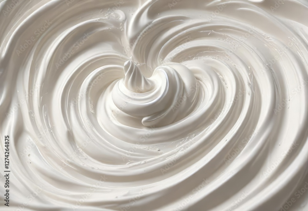 Freshly whipped cream in beautiful swirl pattern, pattern, whipped cream, dessert, fresh, decoration Freshly whipped cream in beautiful swirl pattern, pattern, whipped cream, dessert, fresh, decoration