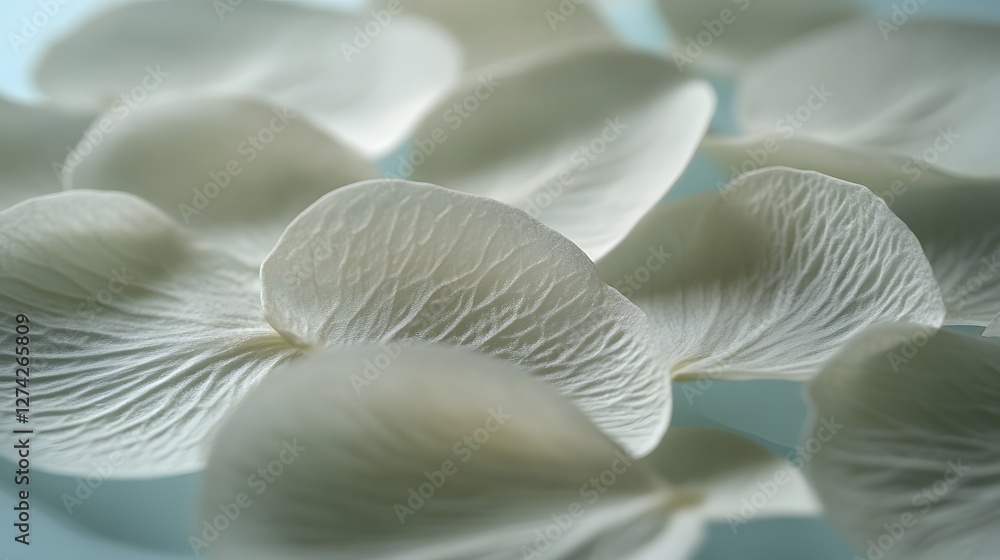 Focus on delicate flower petals with fine details captured in the macro shot Focus on delicate flower petals with fine details captured in the macro shot
