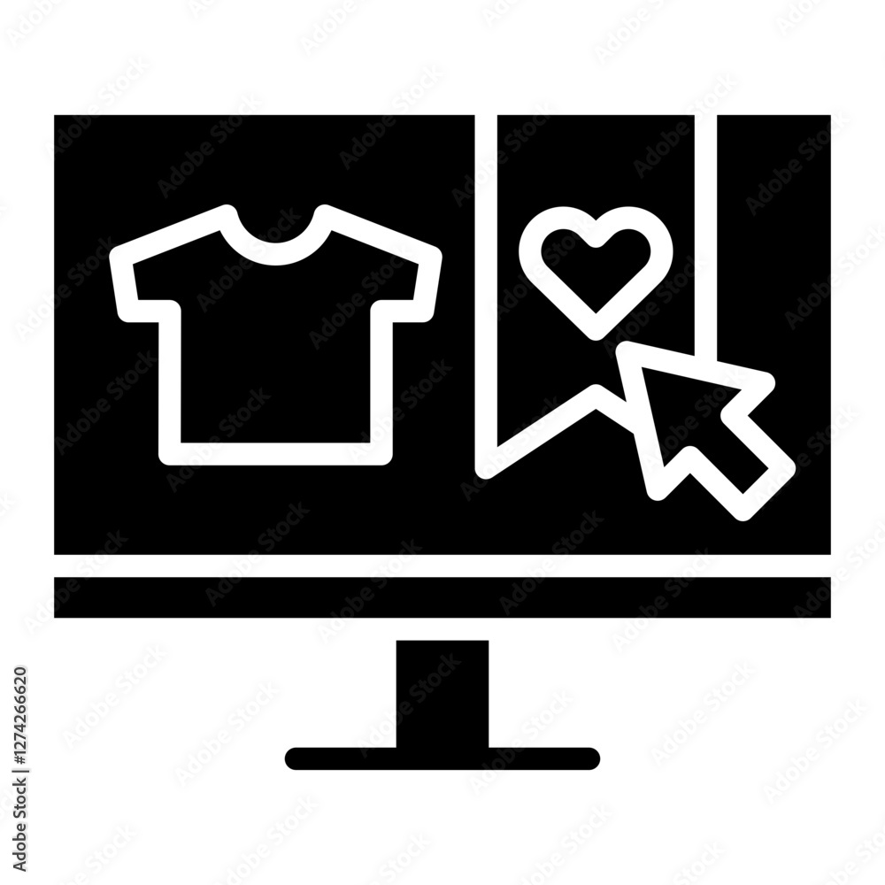 Add To Favourites Glyph Icon