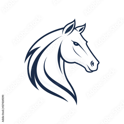 horse silhouette vector design illustration
