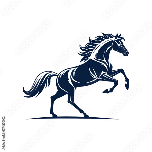 horse silhouette vector design illustration