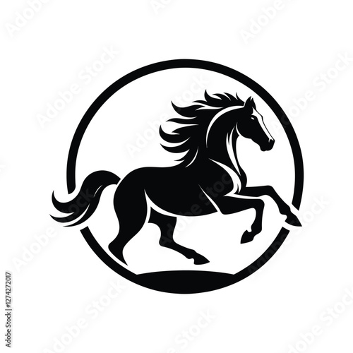 horse silhouette vector design illustration